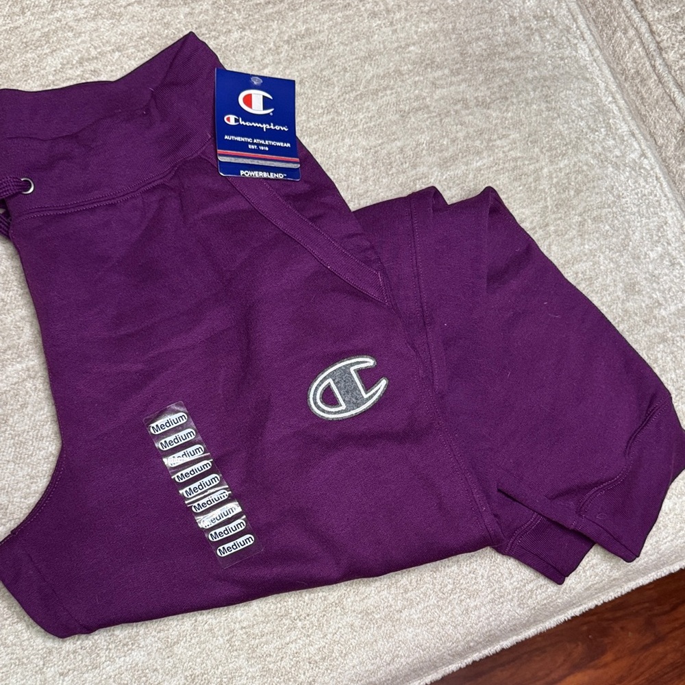 Women’s Champion Deep Purple Joggers sweatpants size M